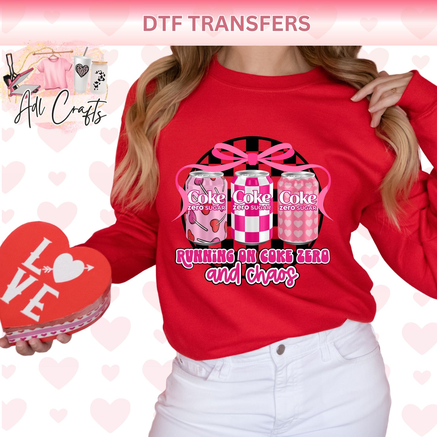 Running on Coke Zero DTF Transfer