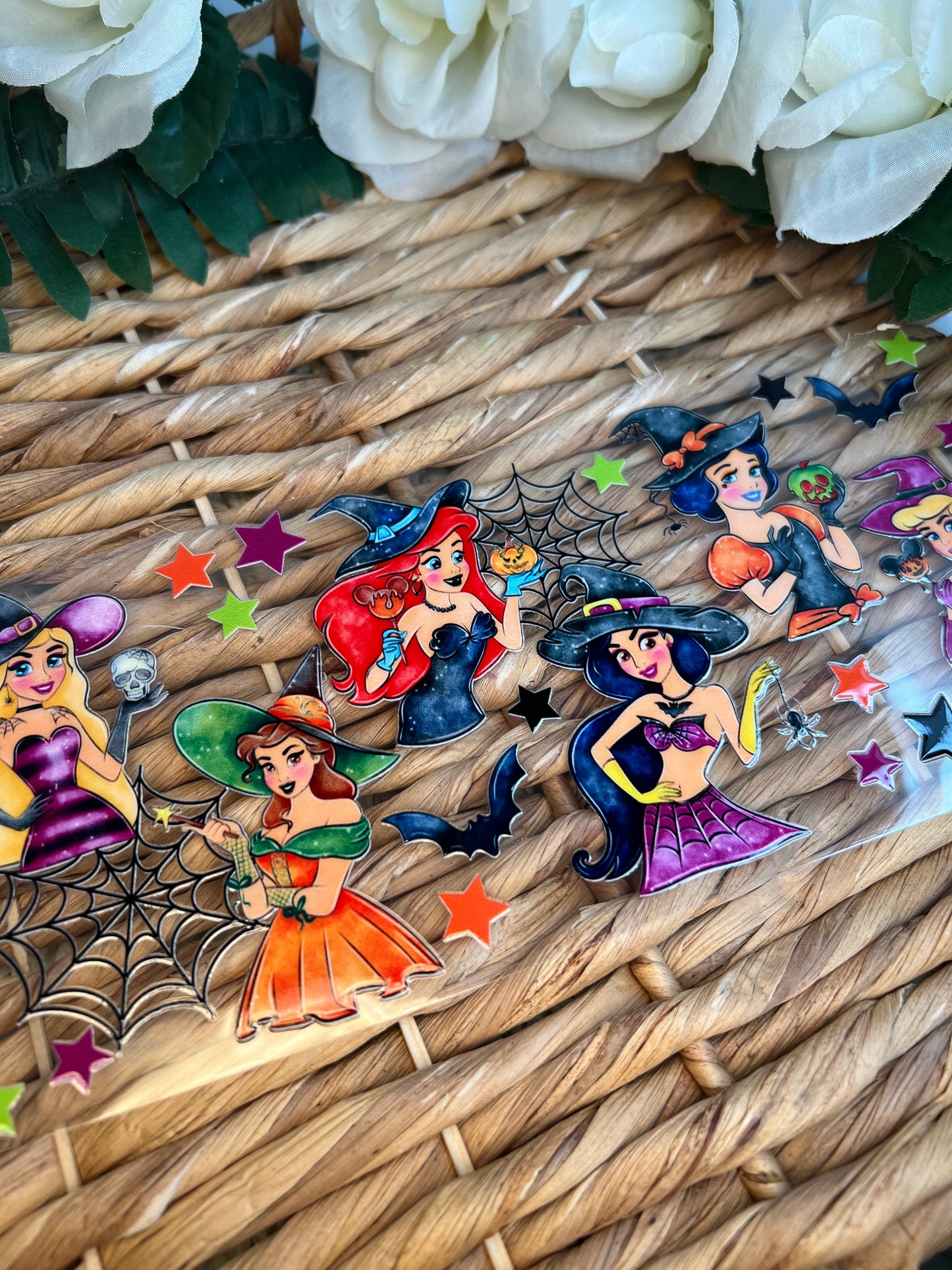 Princesses witch Halloween Cup wrap