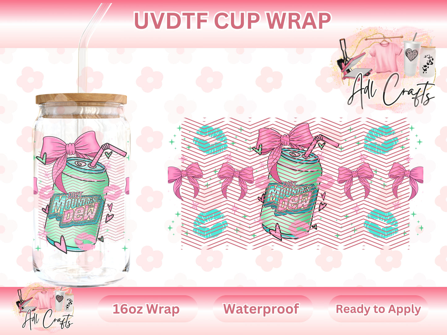 Coquette Soda Mountain Drink UVDTF WRAPS