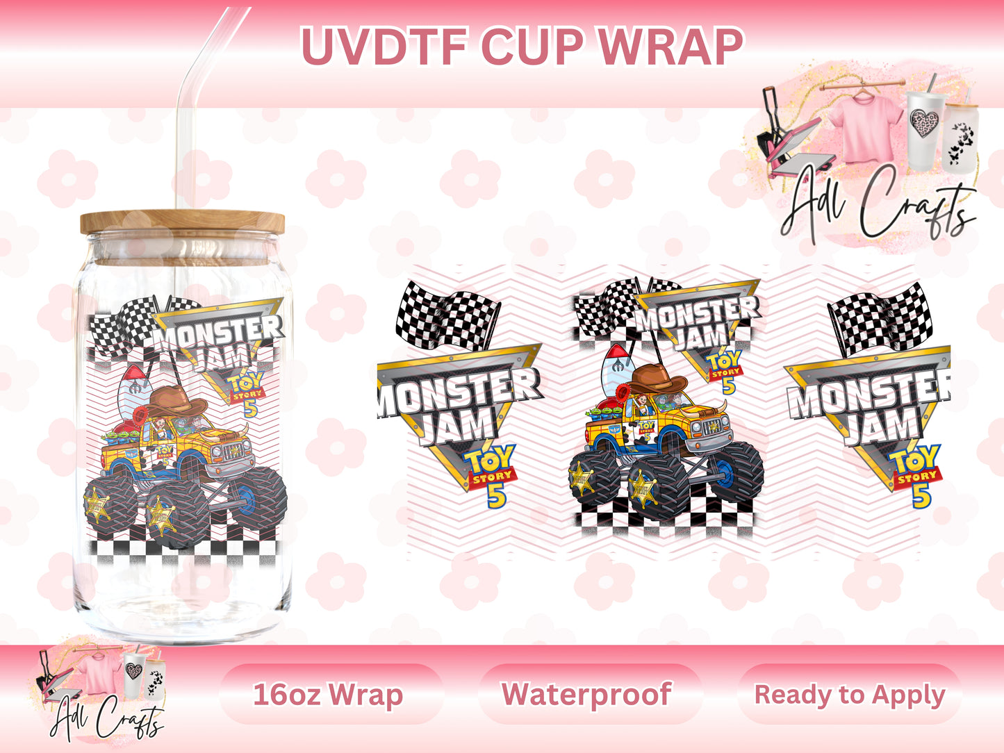 Truck Toy 5 UVDTF WRAPS
