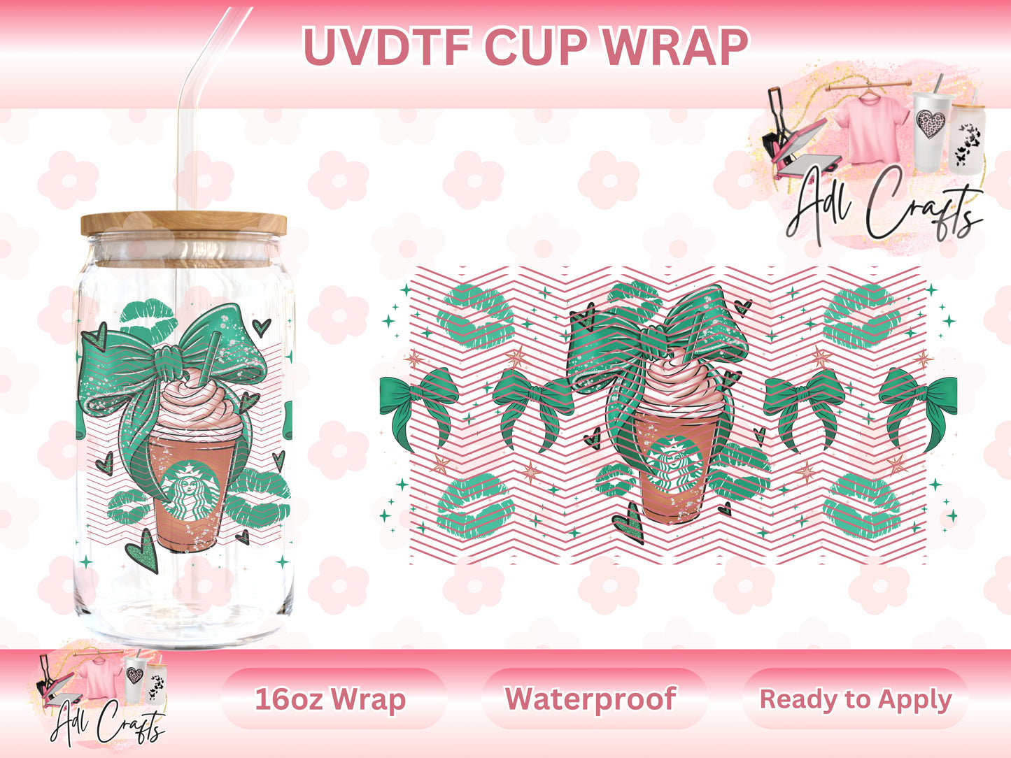 Coquette Star Coffee Drink UVDTF WRAPS