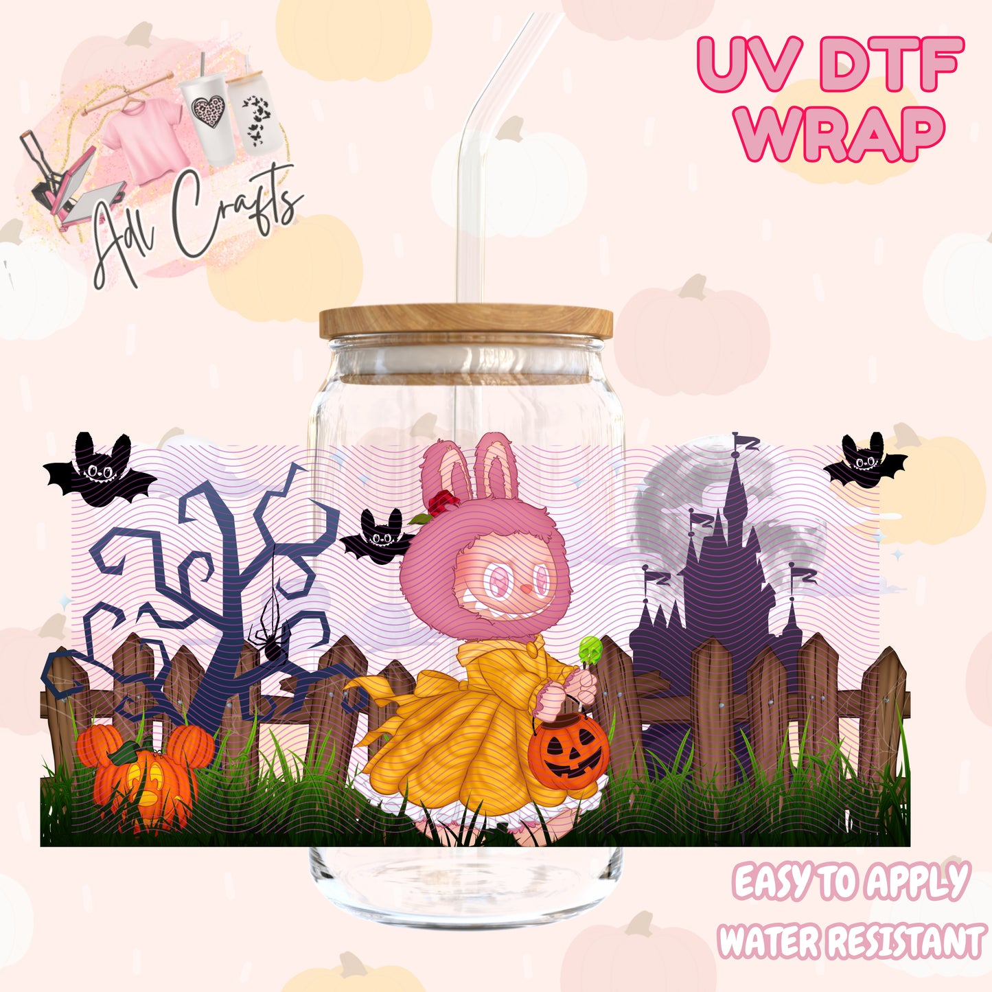 Spooky little monsters Halloween Cup wrap