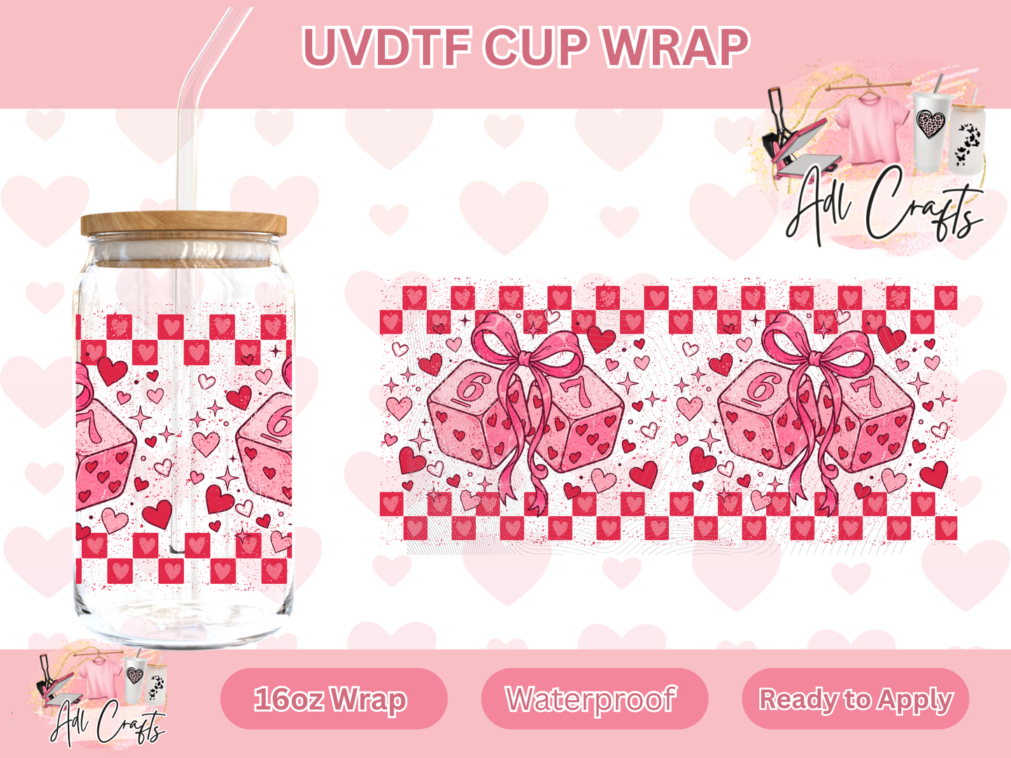 67 Valentines Day UVDTF WRAPS