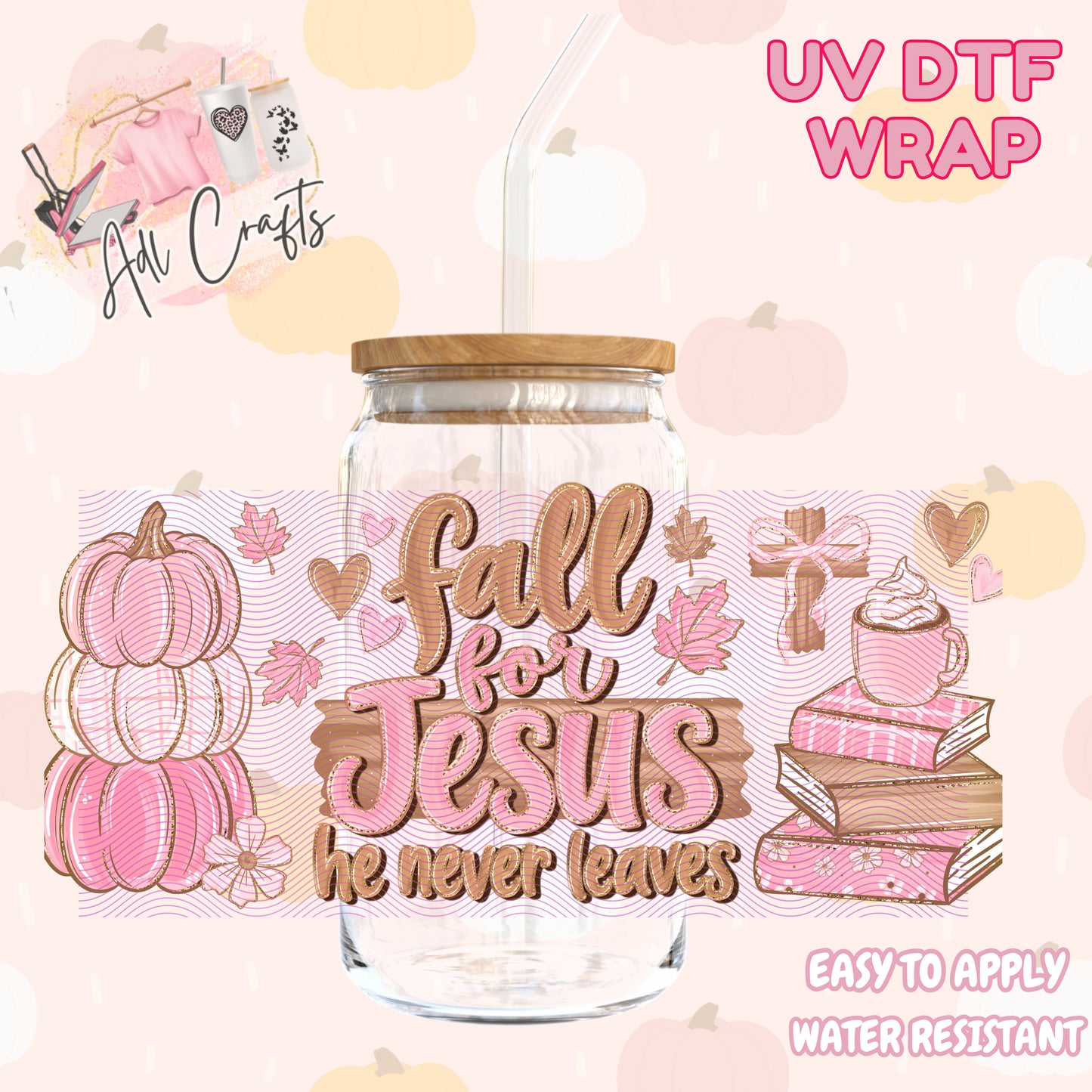 Fall of Jesus Fall/Thanksgiving Cup wrap
