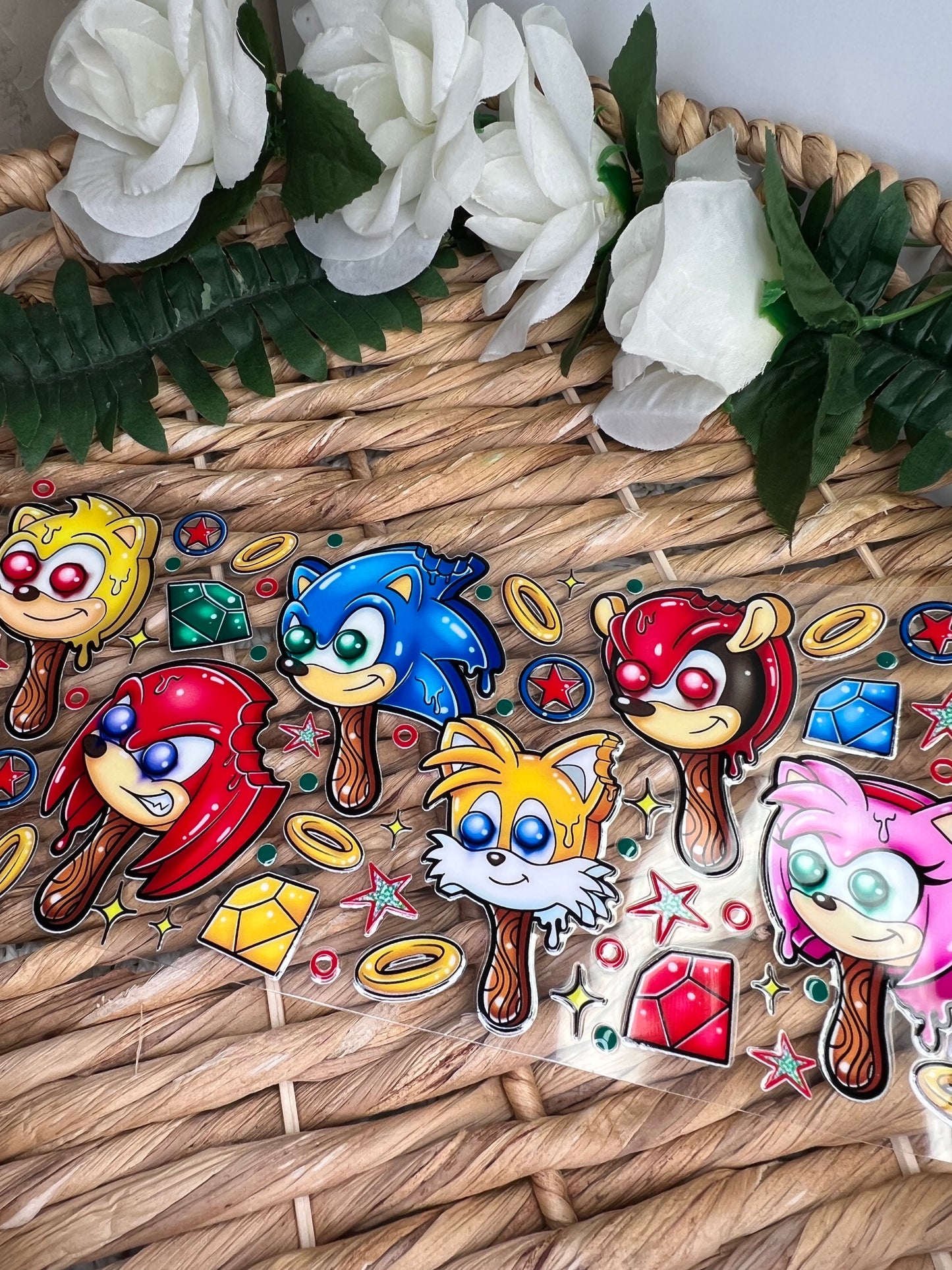 Hedgehog friends Popsticle Summer UVDTF WRAPS