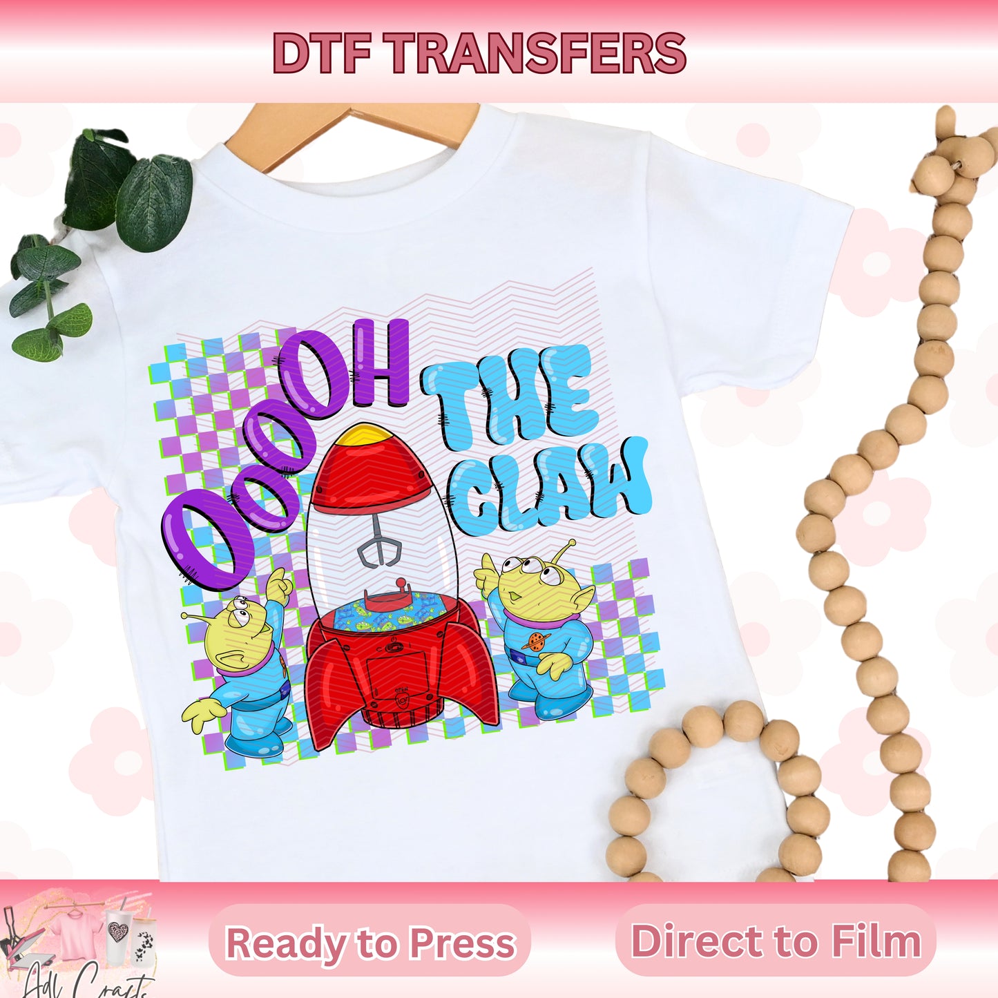 He the claw Toy Kids DTF Transfer