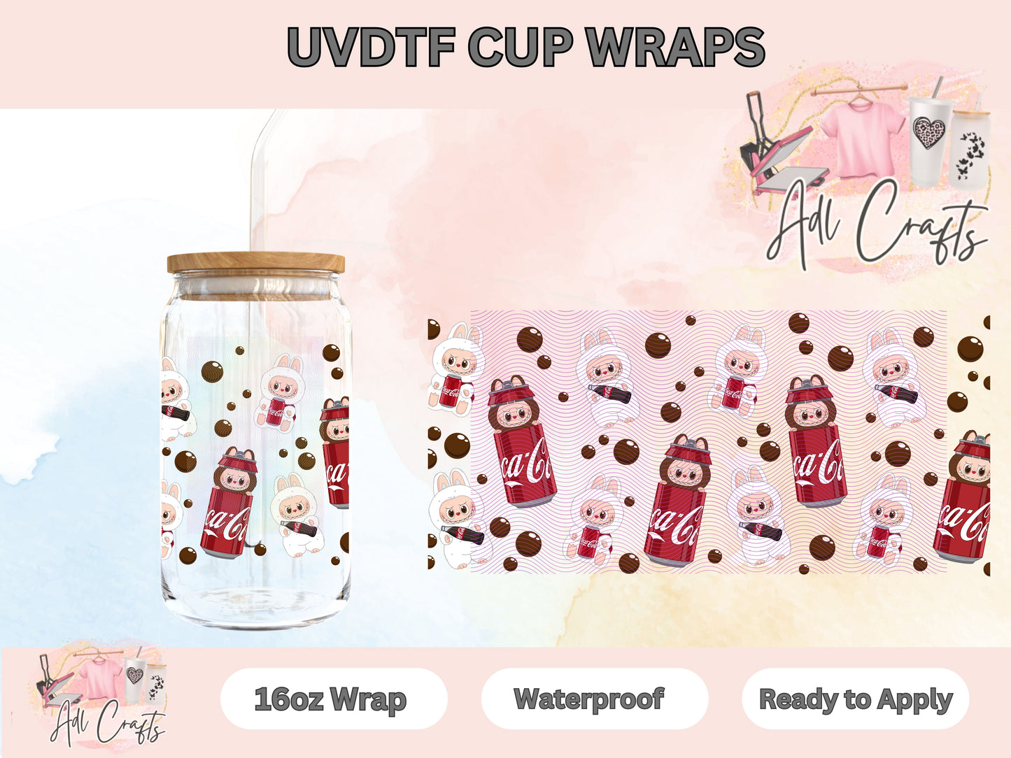 Bubu cans UVDTF WRAPS