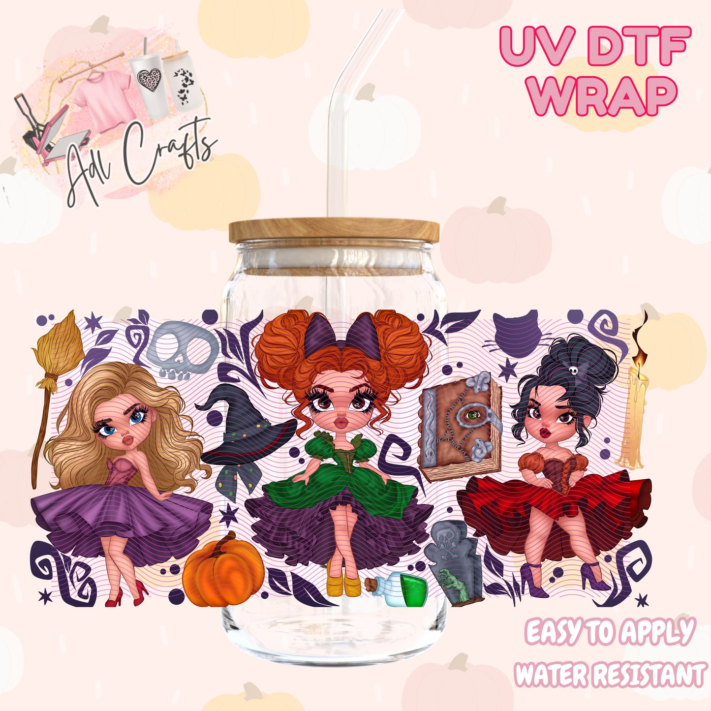 The evil step family Halloween Cup wrap