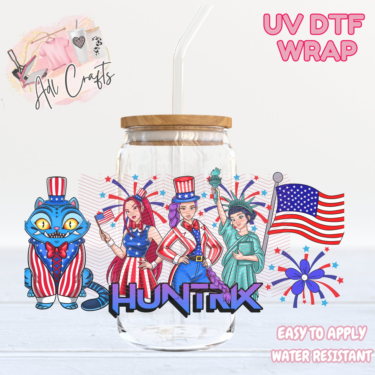 Huntrix 4th of July UVDTF WRAPS