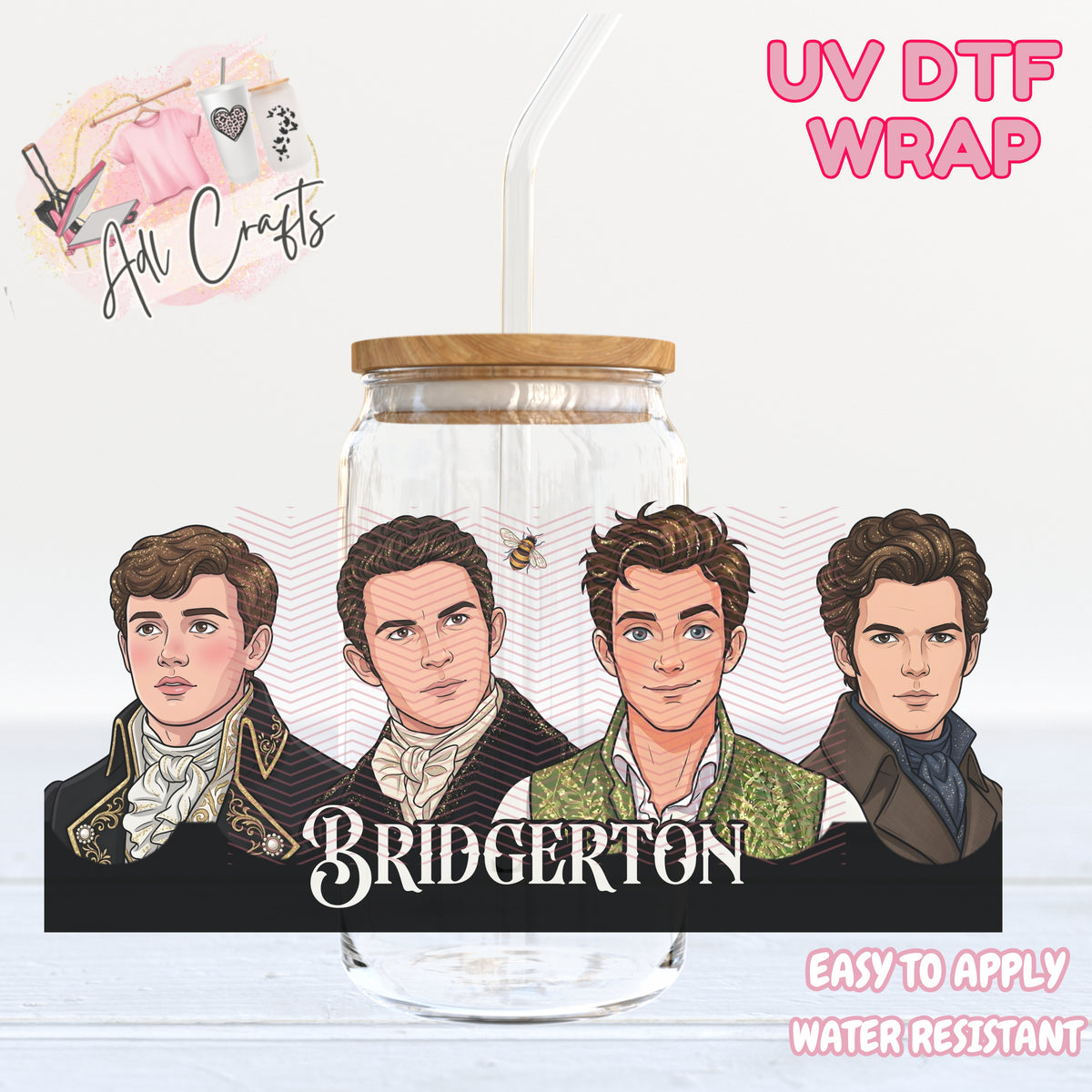 Males Bridgerton Serie UVDTF WRAPS