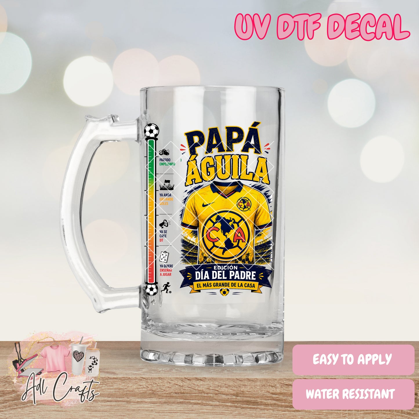 Papa Aguila Father's Day Uv Dtf Decal