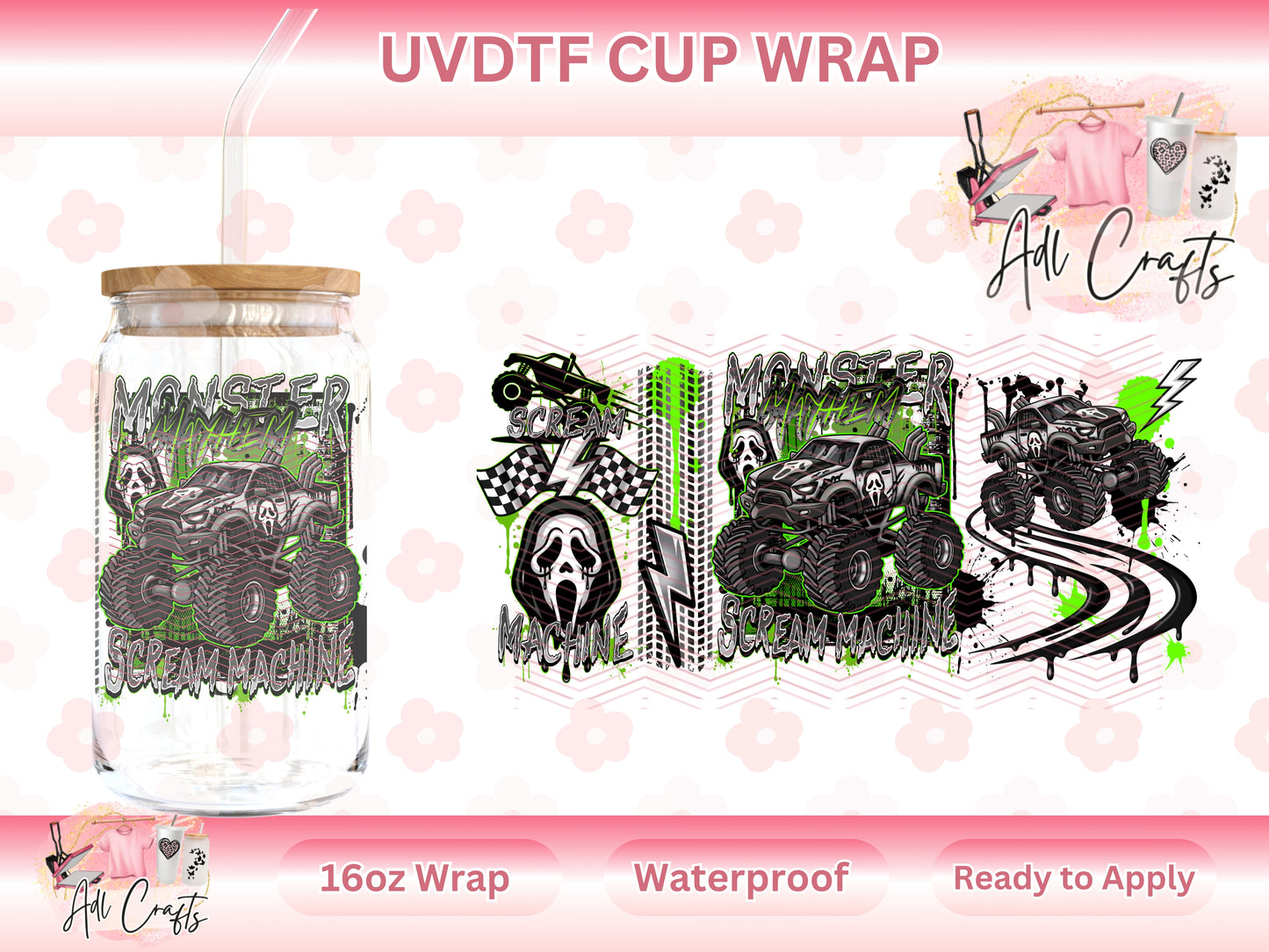Monster Ghost UVDTF WRAPS