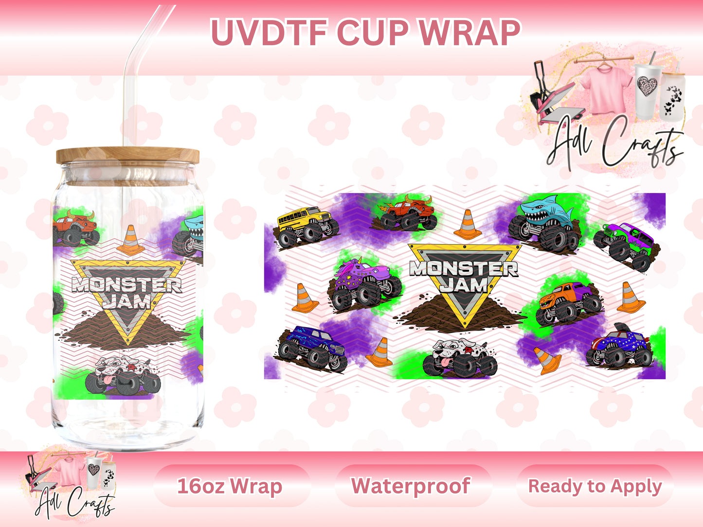 Trucks Dog UVDTF WRAPS