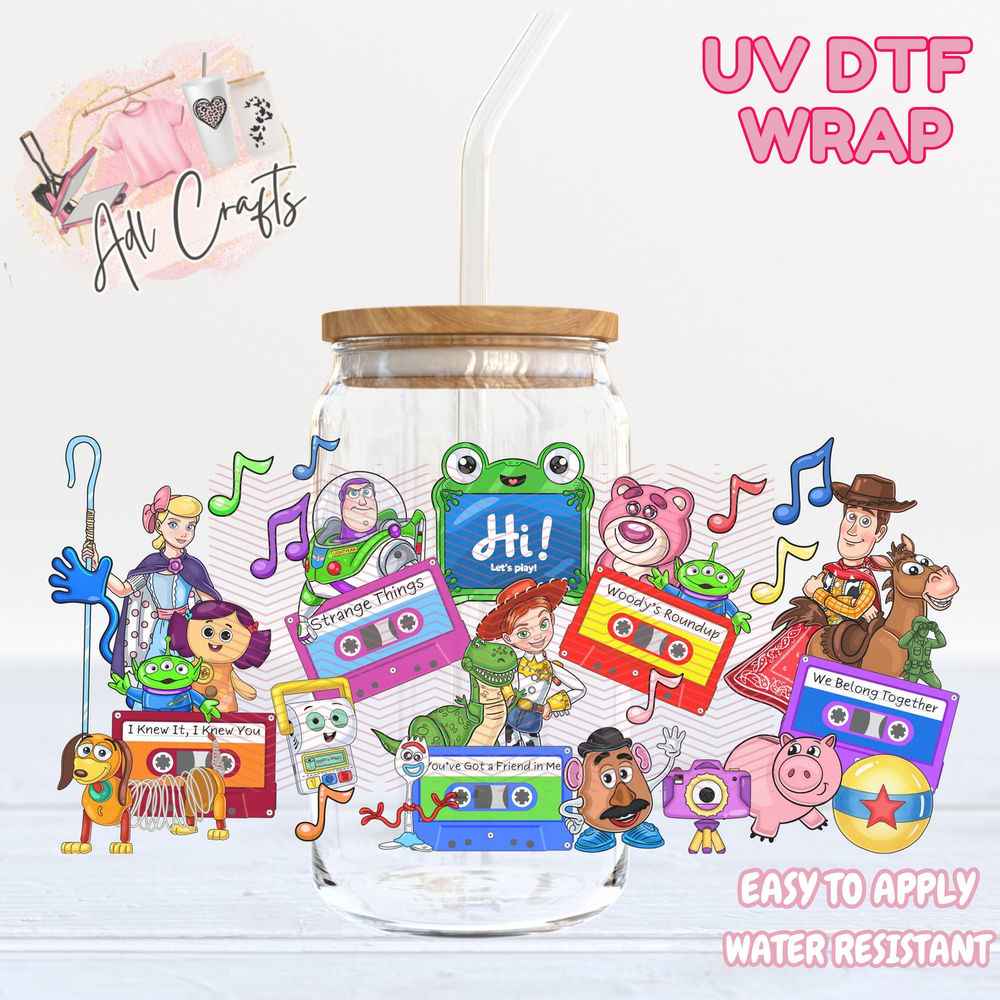 TS5 characters having funUVDTF WRAPS Ready to apply