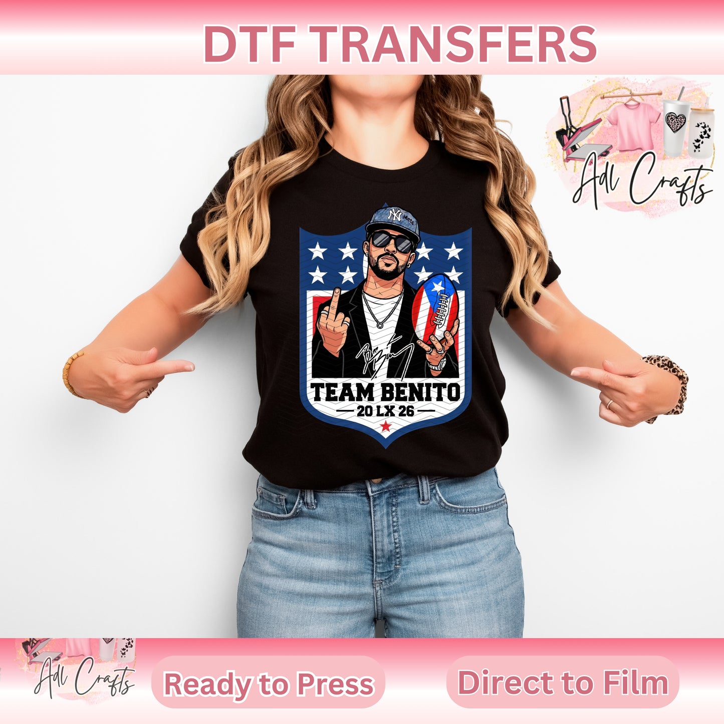 DTF Transfers Team Benito