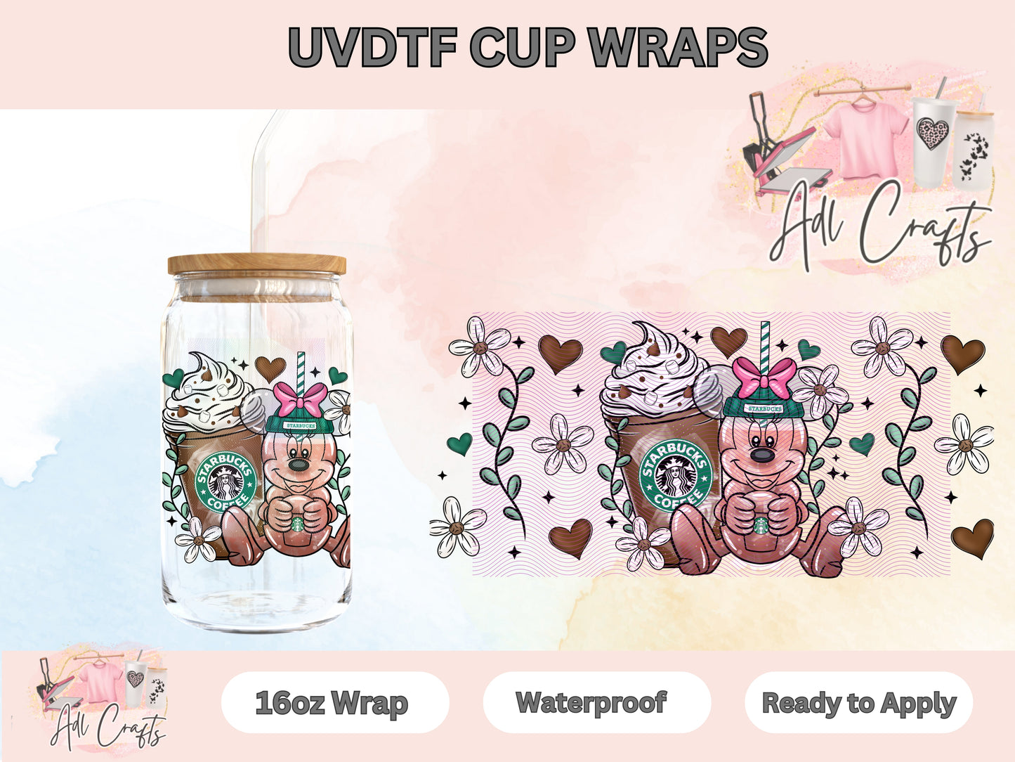 Minnierista Coffee UVDTF WRAPS