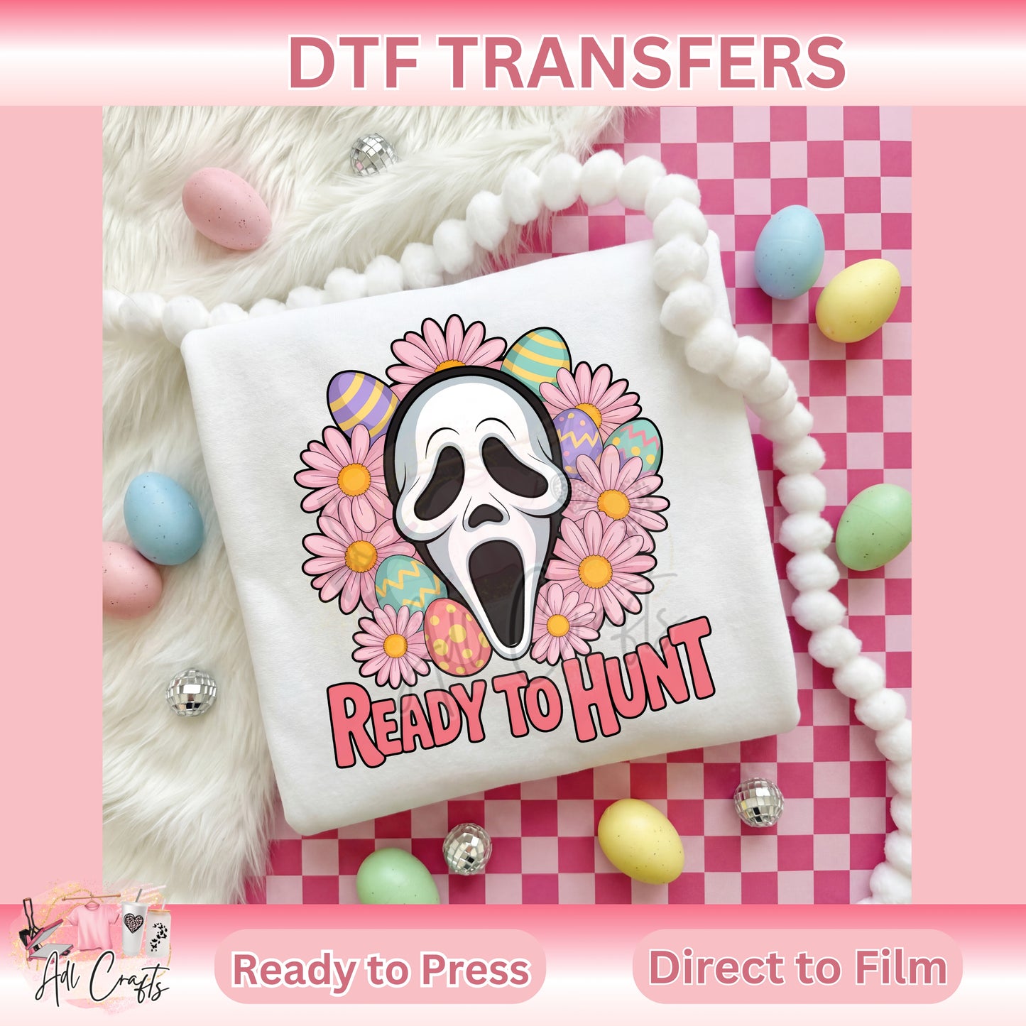 Ready to hunt Easter DTF Transfer