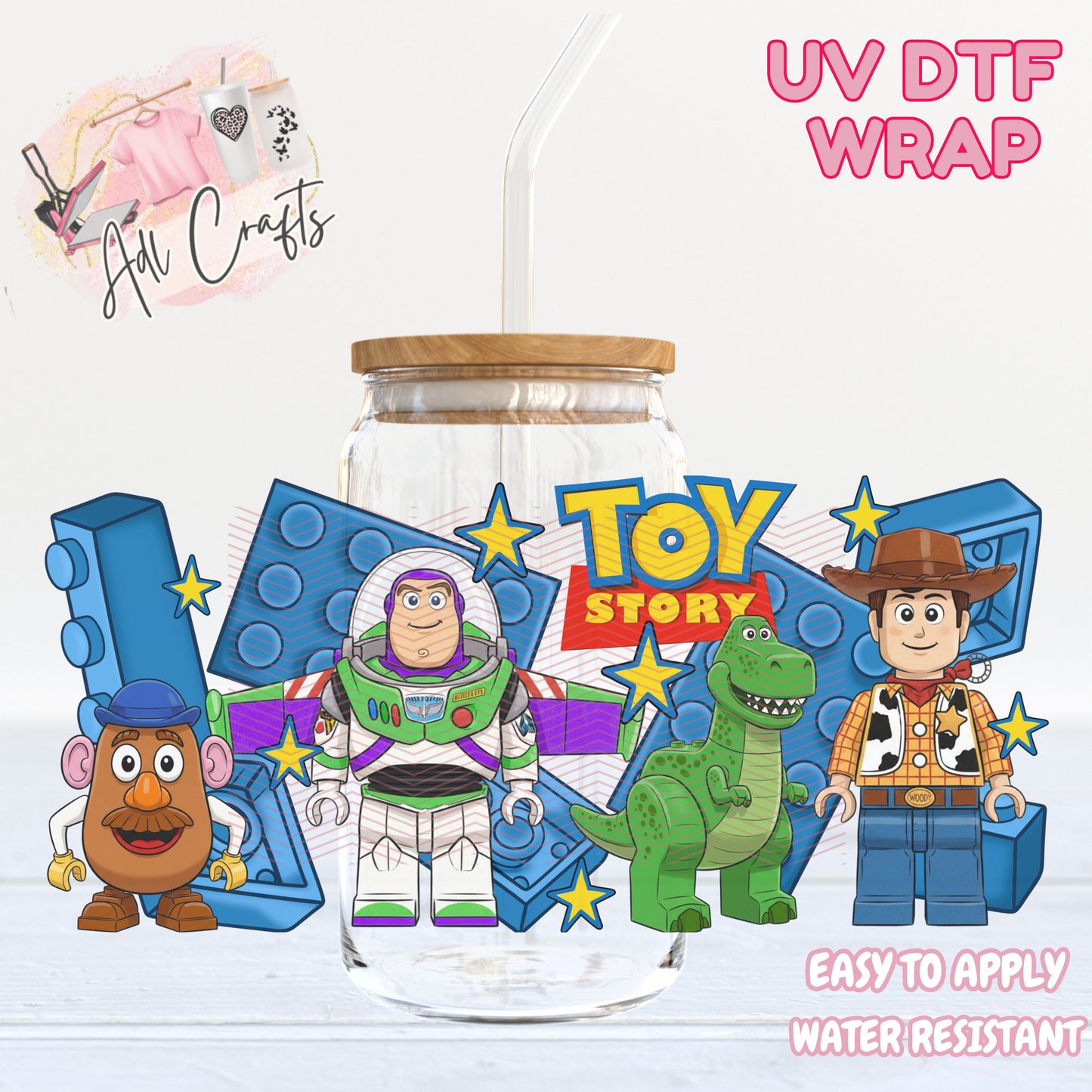 TS5 boy characters UVDTF WRAPS Ready to apply