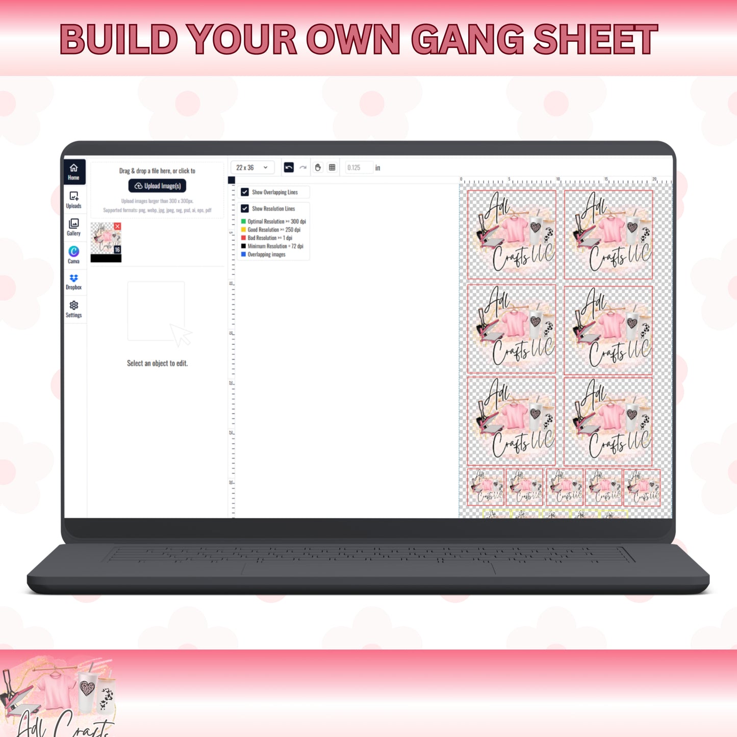 UVDTF Gangsheet Builder