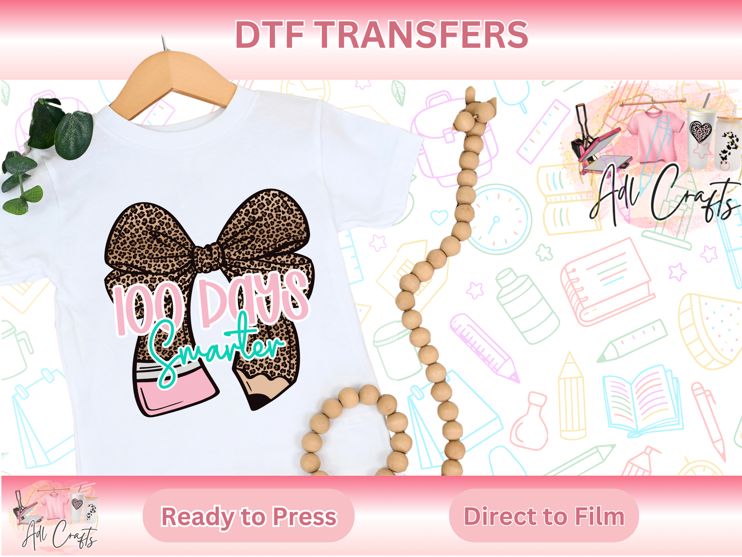 Cheetah Bow 100 Smarter DTF Transfer