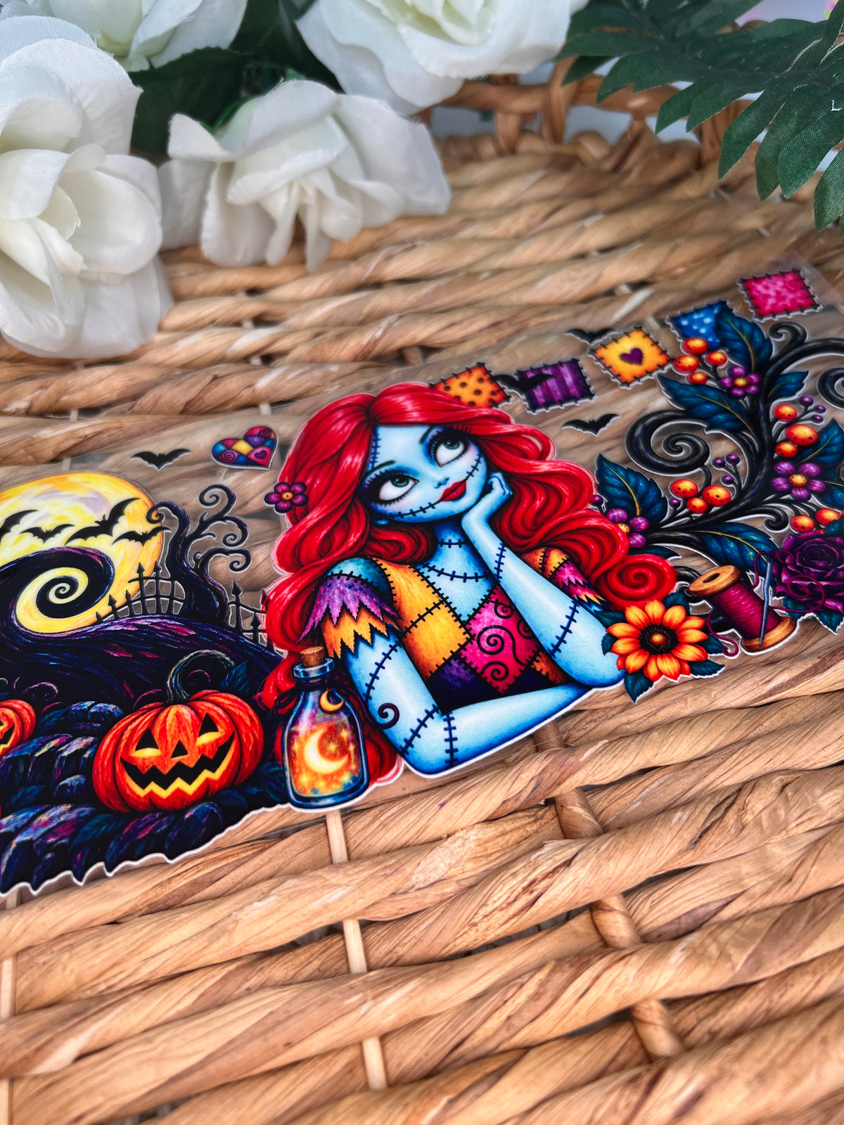Gorgeous doll Halloween Cup wrap