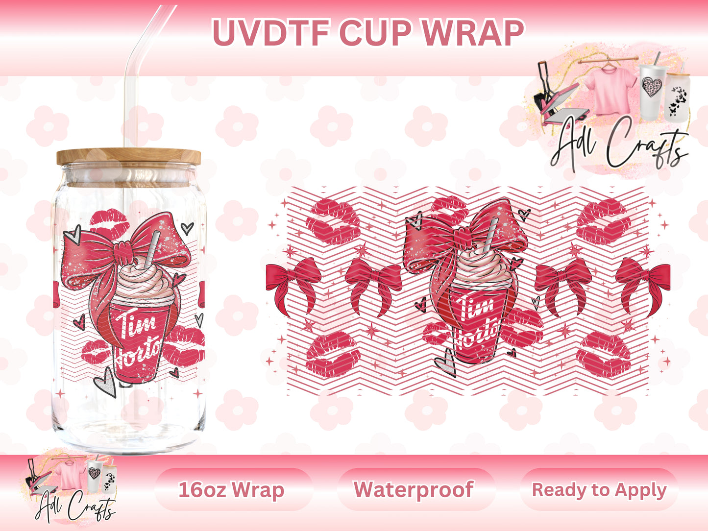 Coquette Tim Drink UVDTF WRAPS