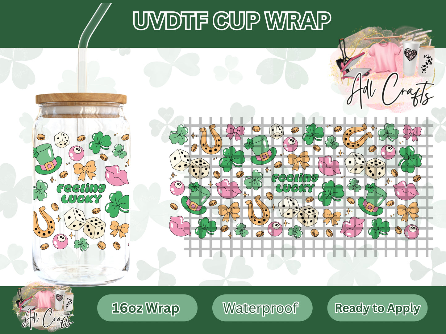 Feeling Lucky St. Patrick’s UVDTF WRAPS