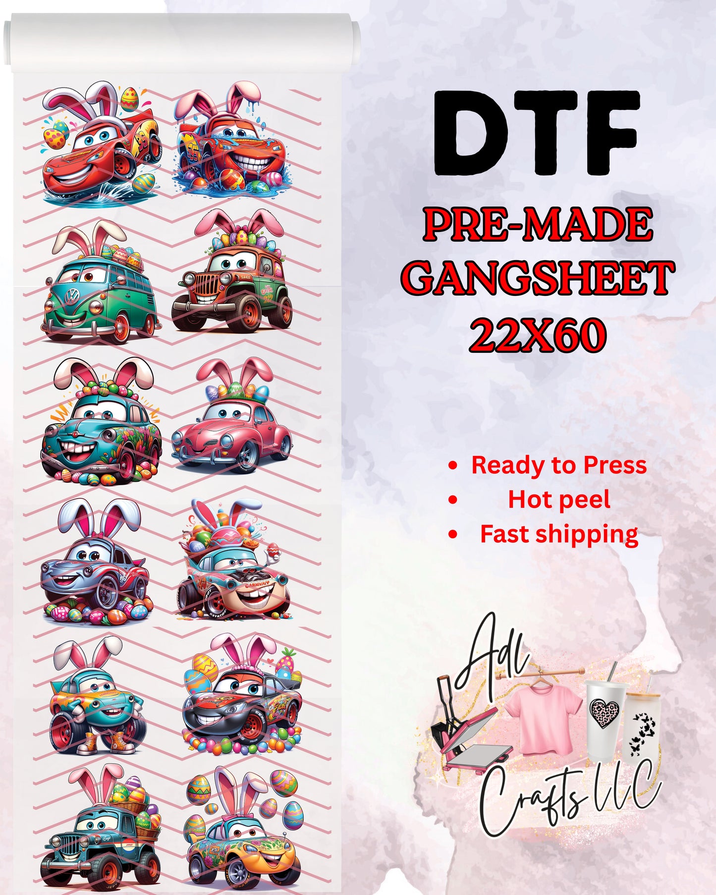 Easter Kids Pre-Made Gangsheet