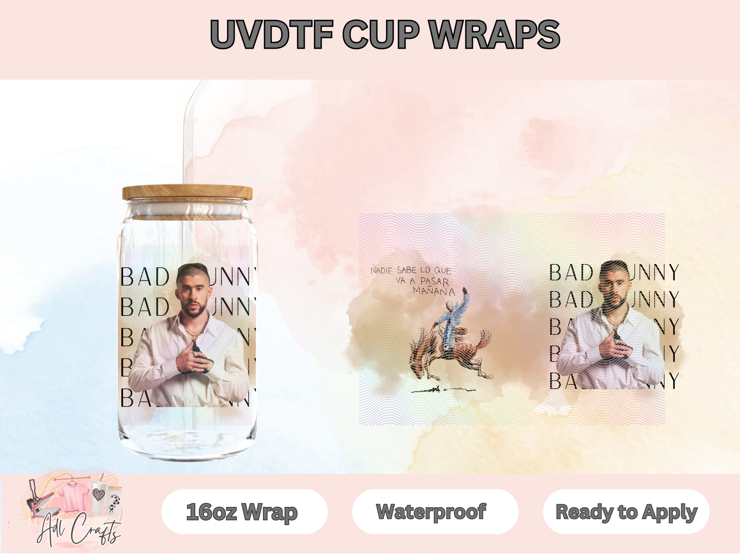 Bad Bunny UVDTF WRAPS