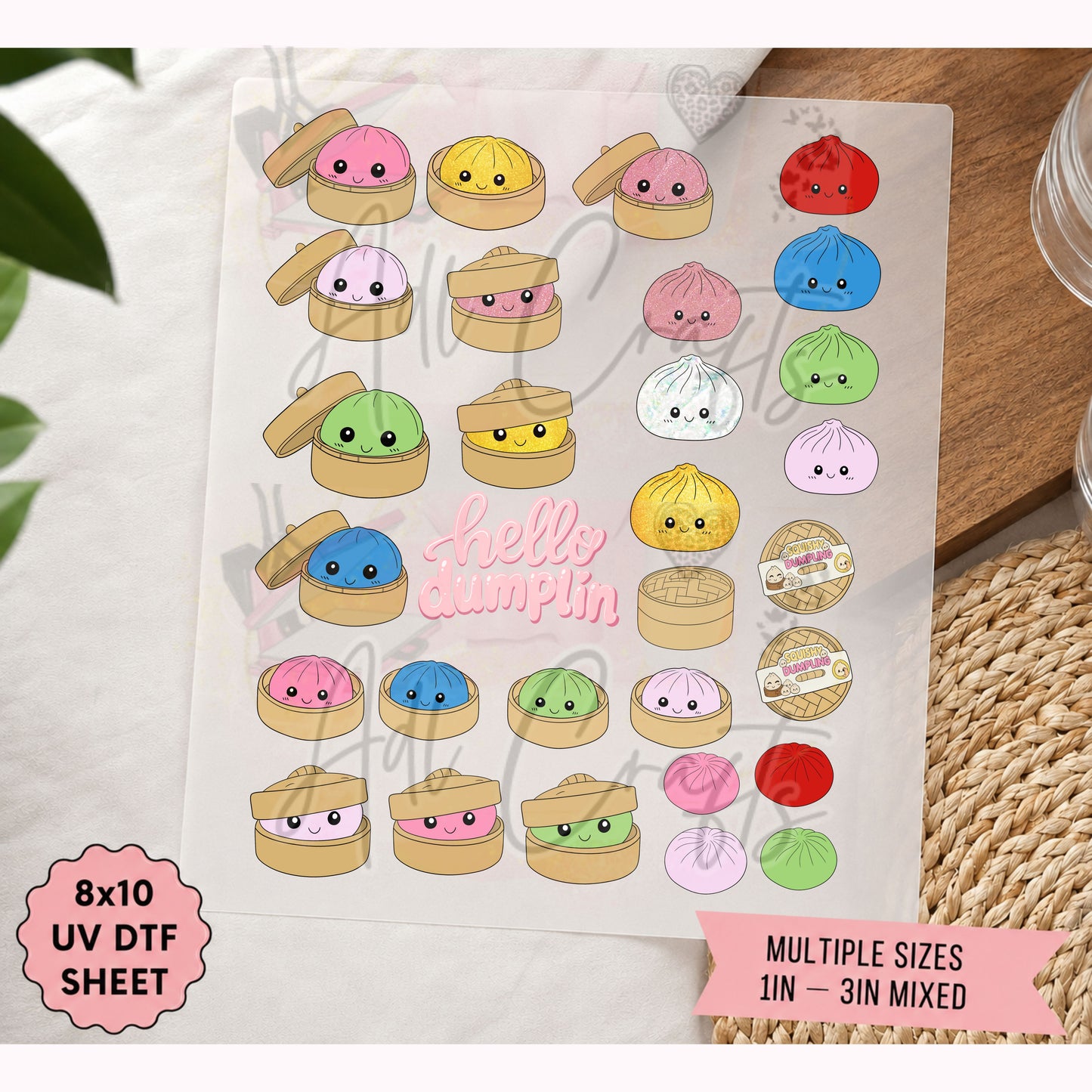 Squishy Dumpling UVDTF SHEET