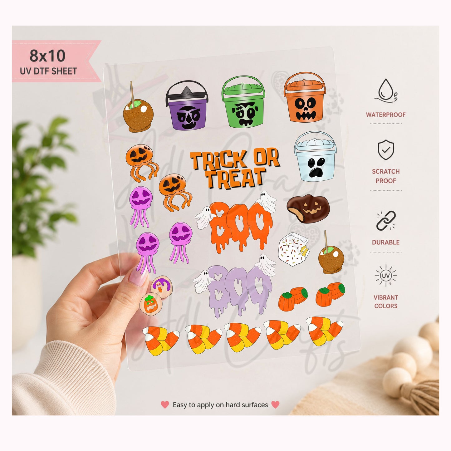 Halloween UVDTF SHEET