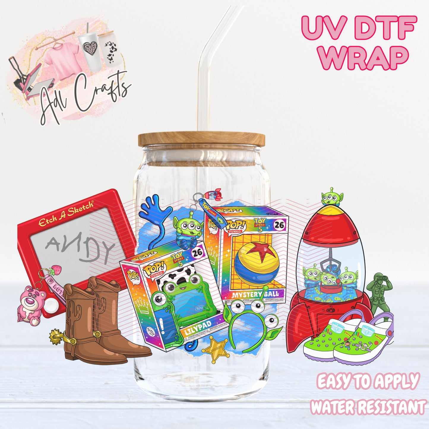 TS5 Lilly version UVDTF WRAPS Ready to apply