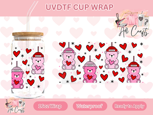 Bears Valentines Day UVDTF WRAPS