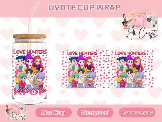 K-pop Hunters Hearts UVDTF WRAPS Valentines