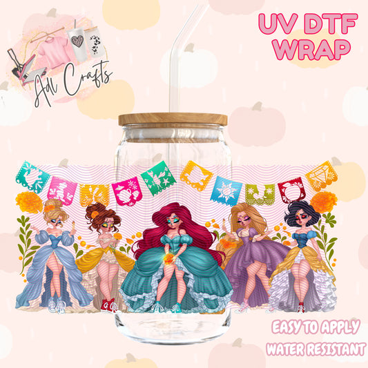 Princess Katrina fiesta  Halloween Cup wrap