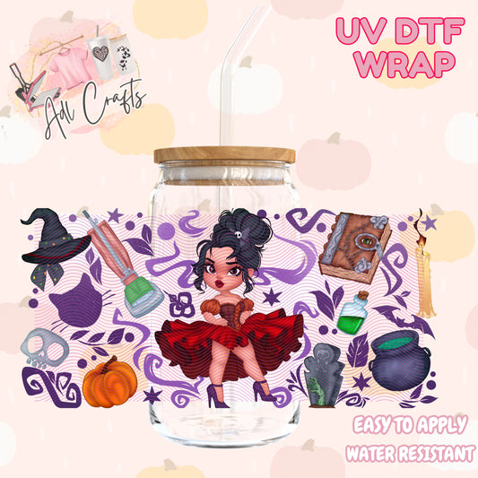 Evil step mother  Halloween Cup wrap