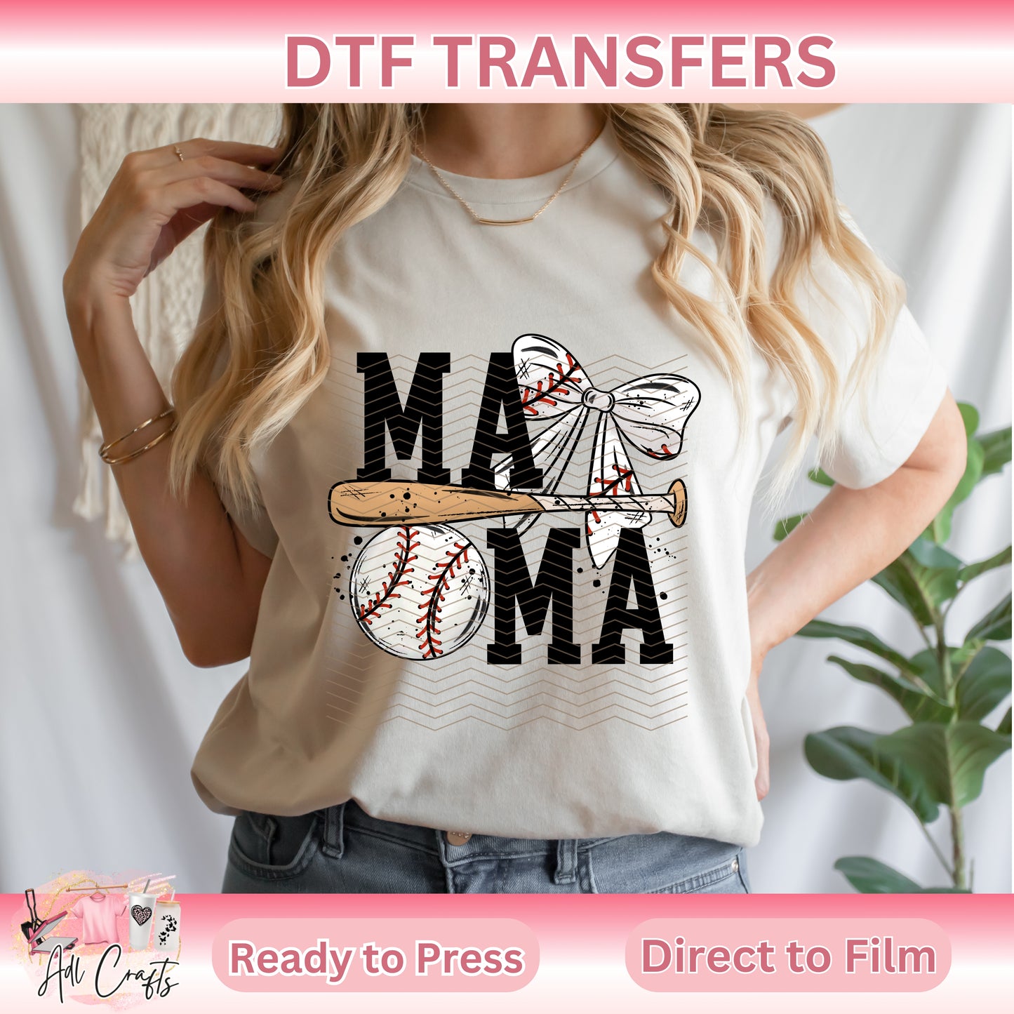 Ma Ma Baseball SPORTS DTF TRANSFERS