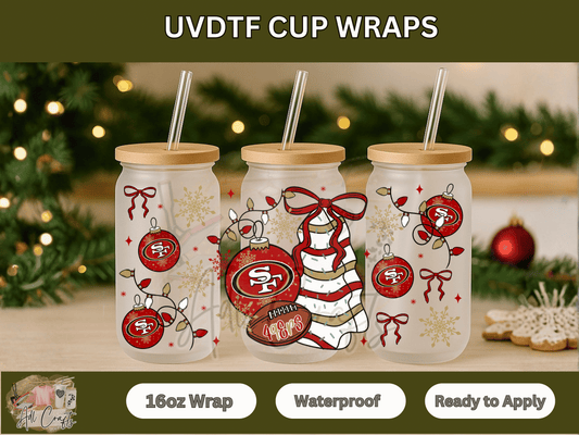 UVDTF WRAPS Christmas NFL San Francisco