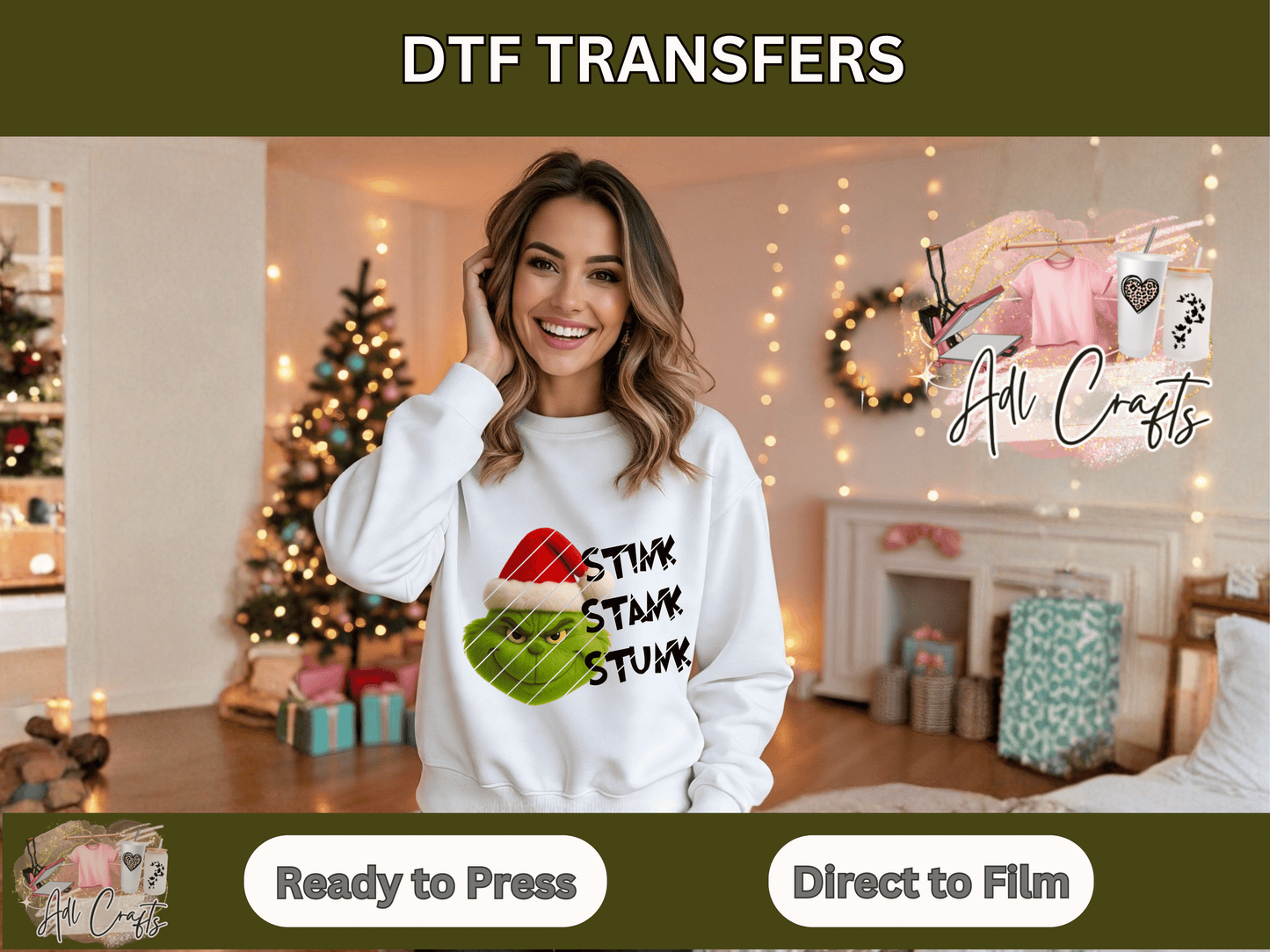 Stunk Stunk Stunk Christmas DTF Transfer