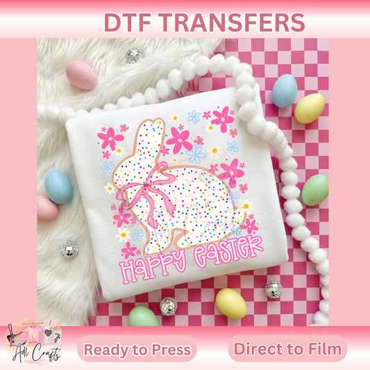 Cookie Bunny Easter DTF Transfer