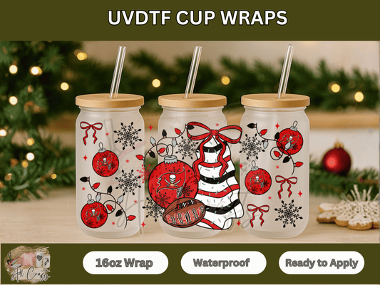 UVDTF WRAPS Christmas NFL Tampa Bay