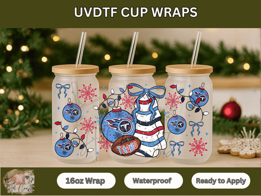 UVDTF WRAPS Christmas NFL Titans