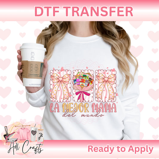 La mejor mama Mom DTF Transfer
