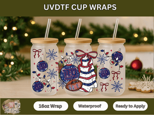 UVDTF WRAPS Christmas NFL Giants