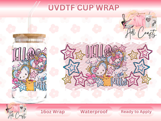 Kitty stars   UVDTF WRAPS Kids