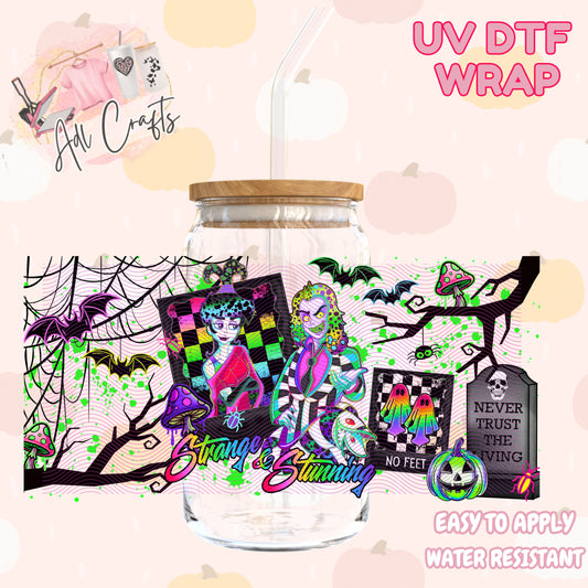 Neon duo Halloween Cup wrap