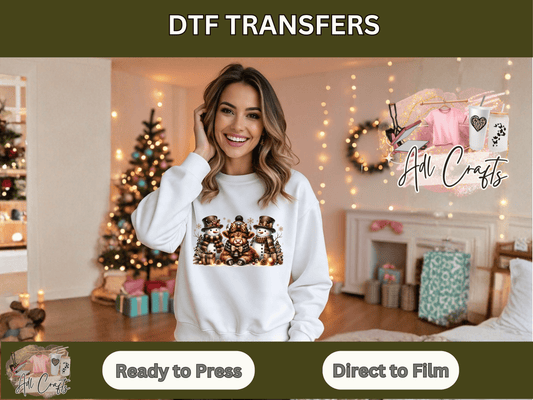 Highland Christmas DTF Transfer