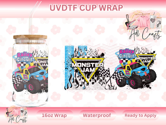 Truck Bailey Dog UVDTF WRAPS