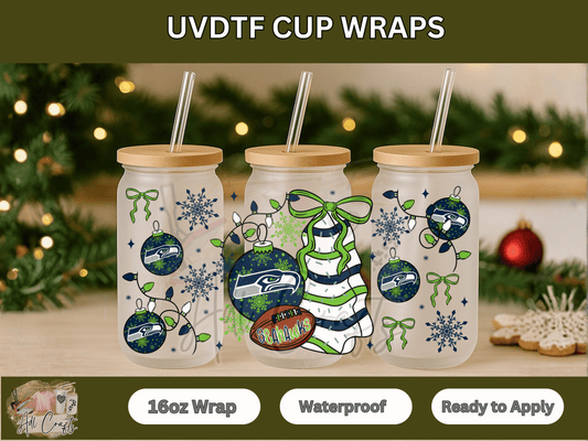 UVDTF WRAPS Christmas NFL Seahawks