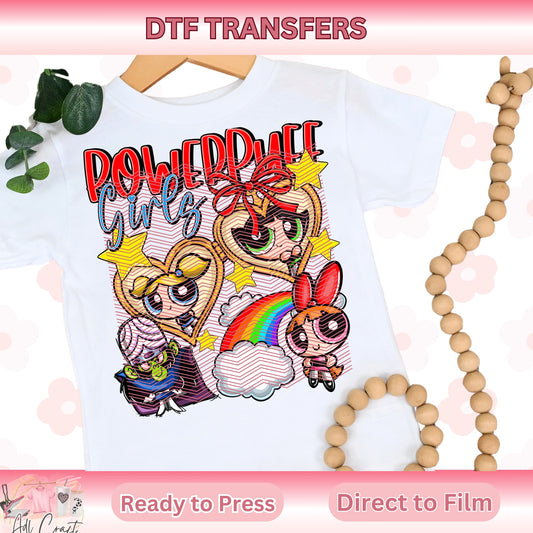 Puff girls Kids DTF Transfer
